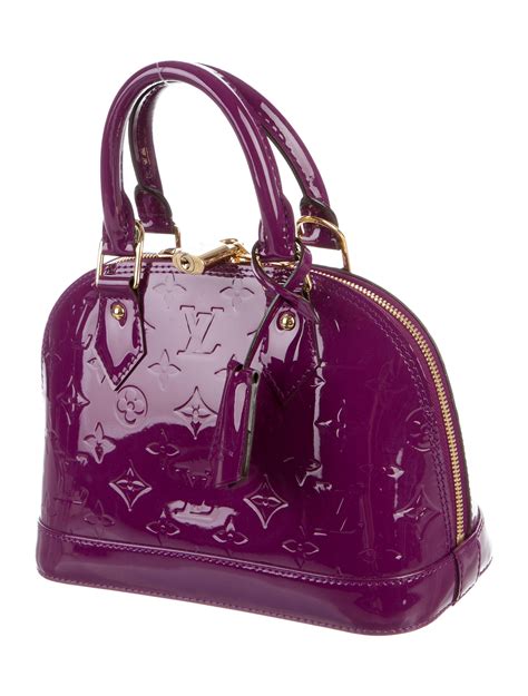 louis vuitton alma bb vernis price|Louis Vuitton Alma mm size.